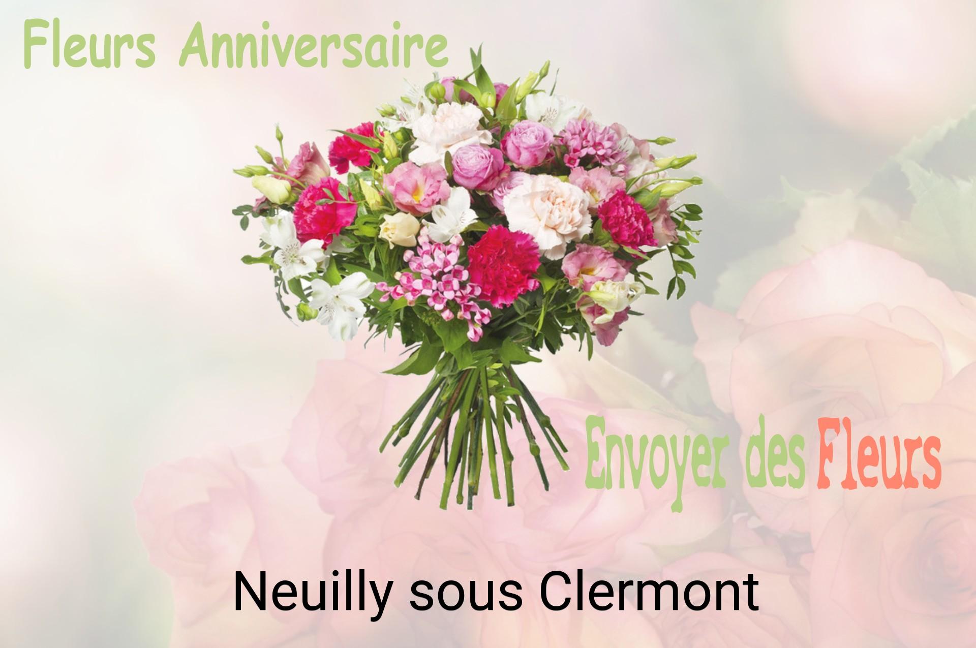 Bouquet de fleurs d’anniversaire livré à Neuilly-sous-Clermont