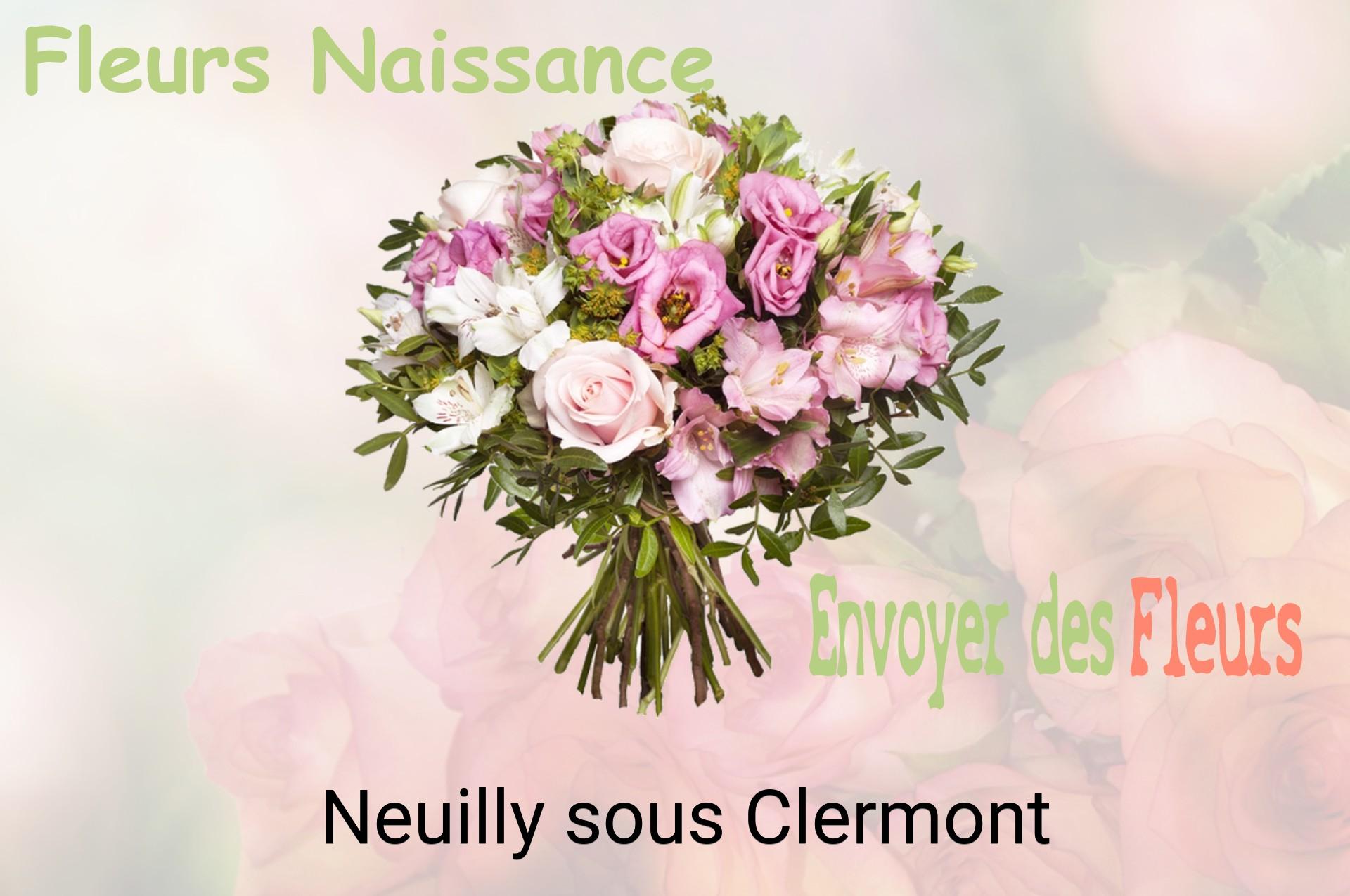 Bouquet de fleurs de naissance livré à Neuilly-sous-Clermont